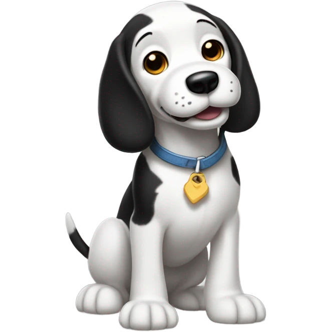 snoopy the black and white beagle emoji
