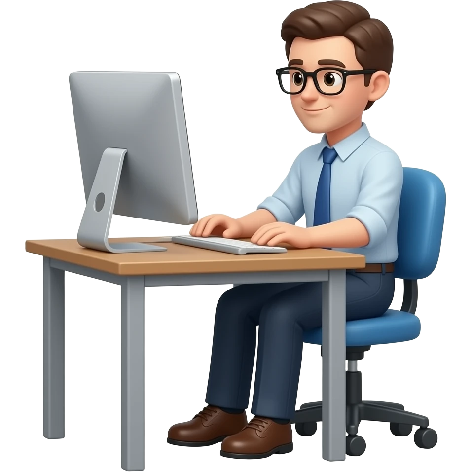 trabajar en una mesa emoji