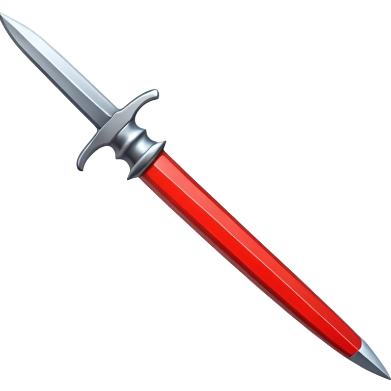 single dagger with narrow sharp point emoji