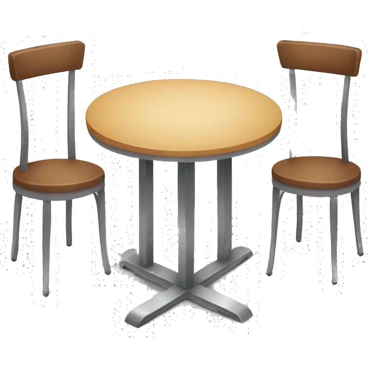 cafe table emoji