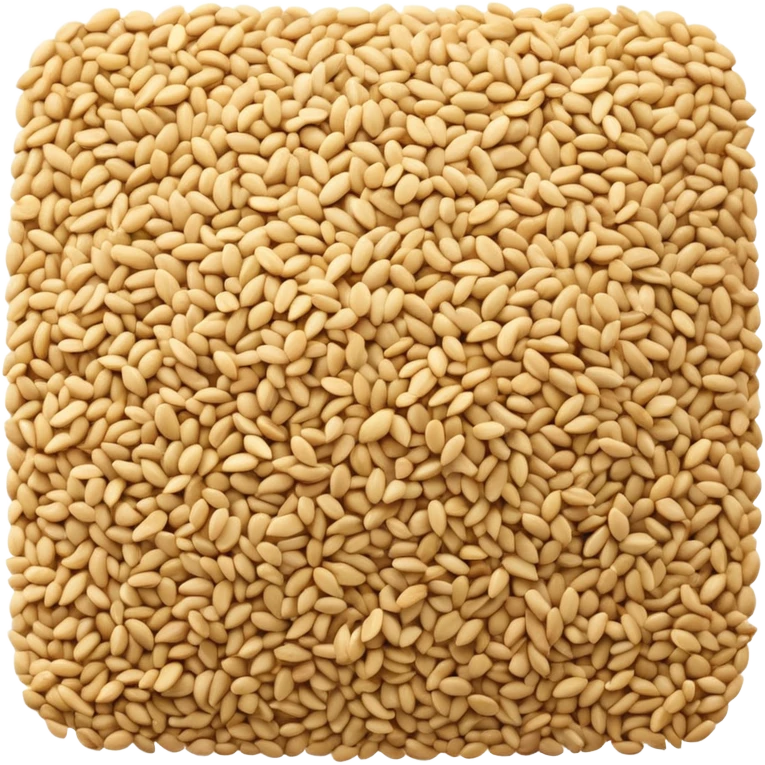A small pile of sesame seeds emoji