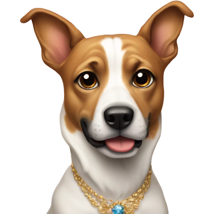 Fancy dog emoji