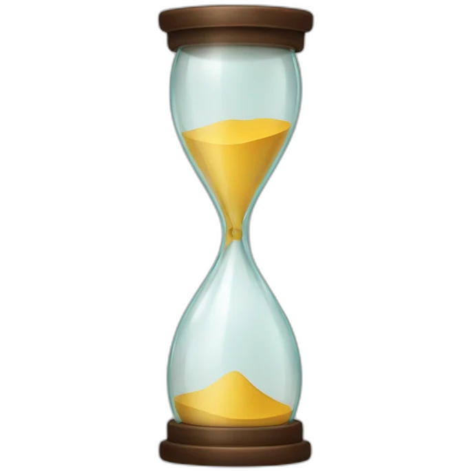 hour glass emoji
