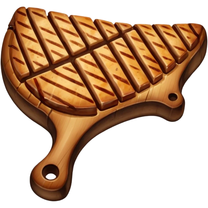 brown t bone emoji