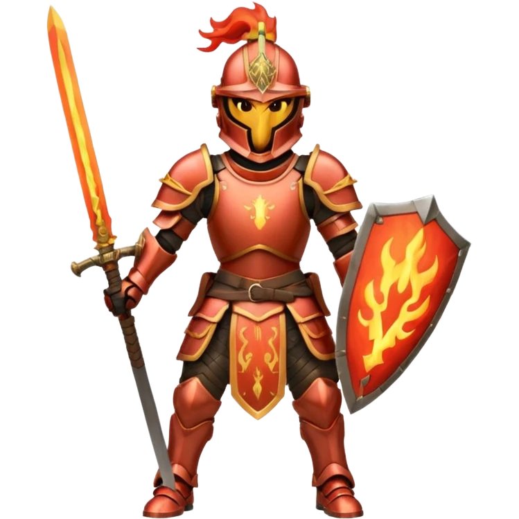 fire armored warriors emoji