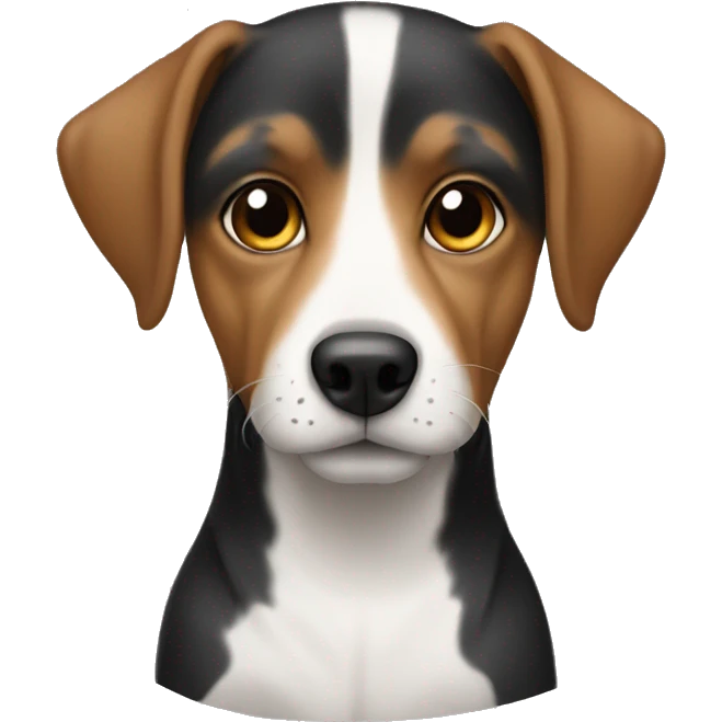 a dog upon a person named vidha emoji