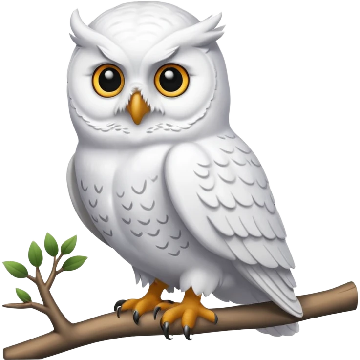 snow owl emoji