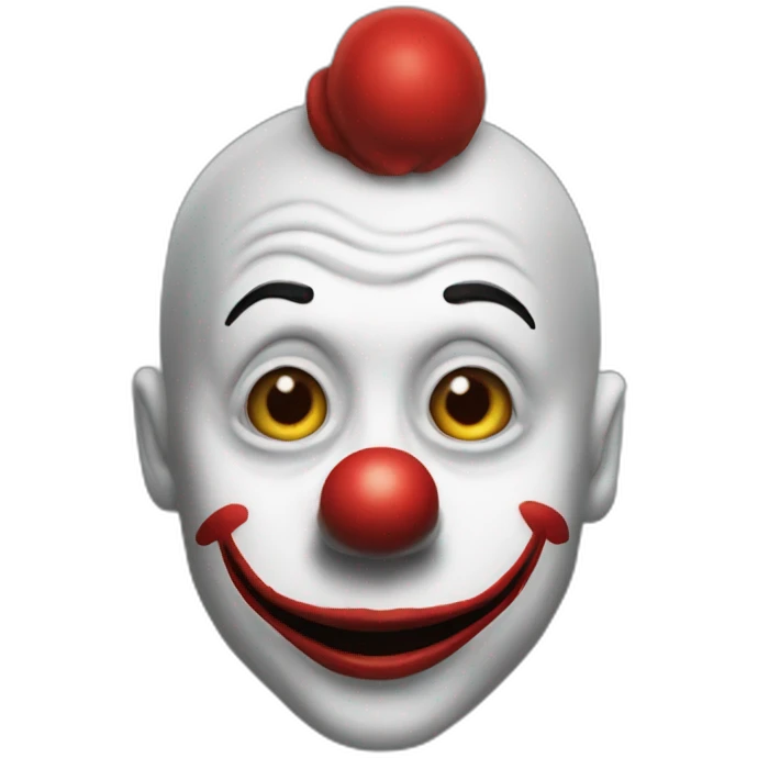 The clown from it emoji