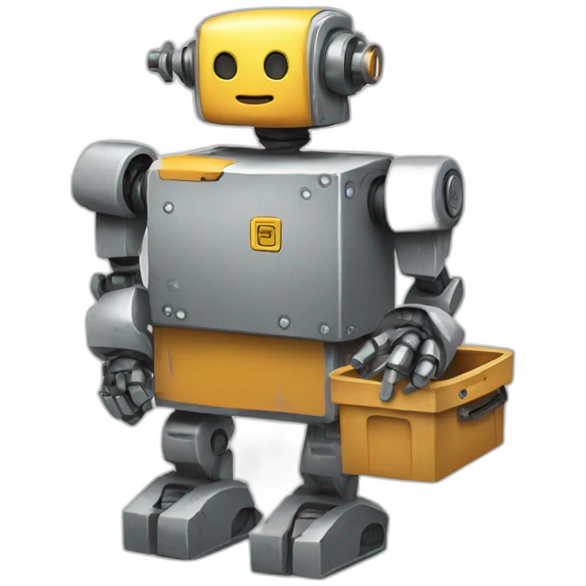 robot-with-toolbox-in-his-hands emoji