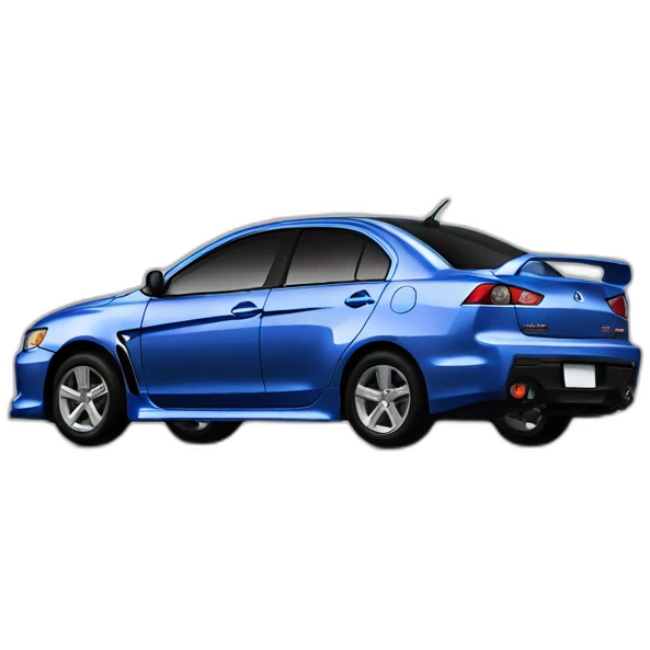Mitsubishi Lancer évolution emoji