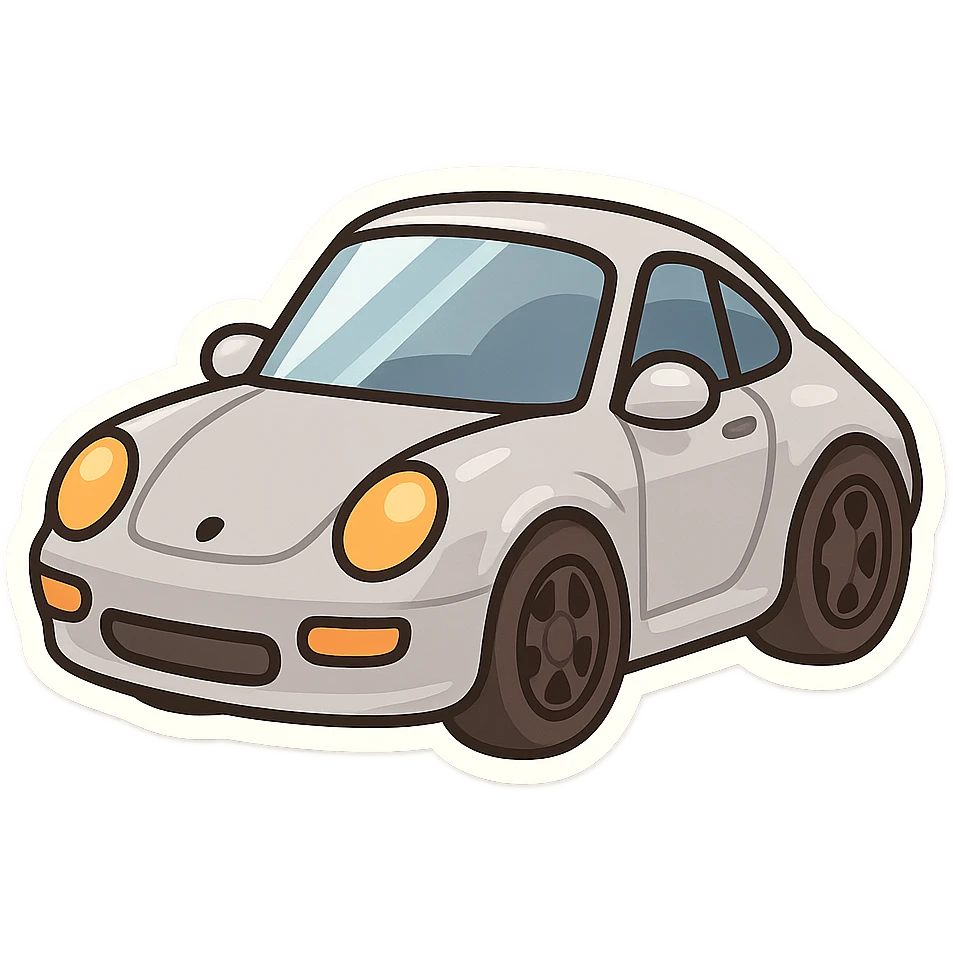 toy sports car emoji