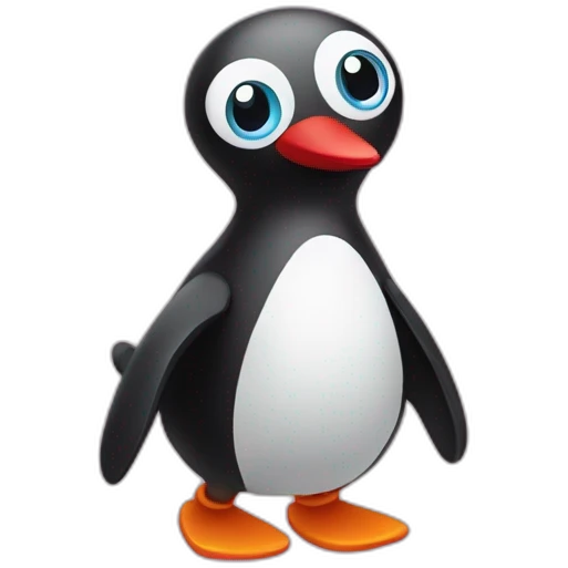 pingu as a ball emoji