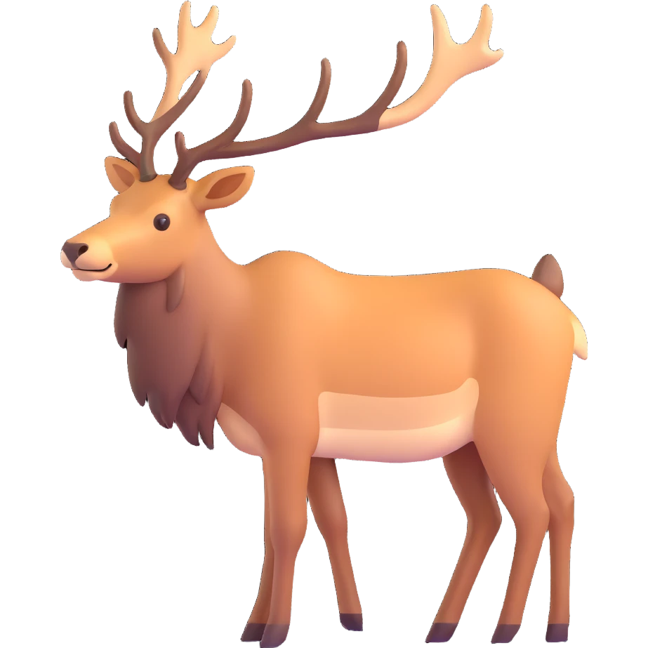 Elk icon emoji