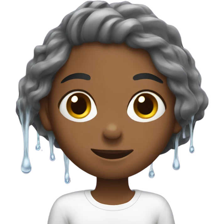 girl washing hair emoji