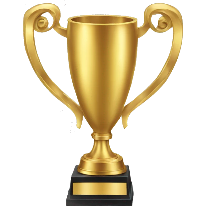 Winning trophies  emoji