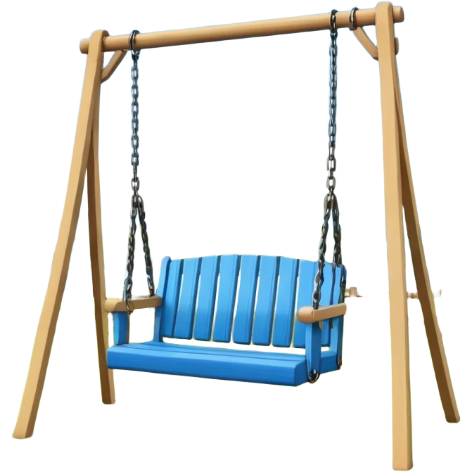 Swing in public park emoji
