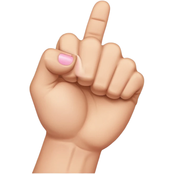 fist with pinky sticking out emoji