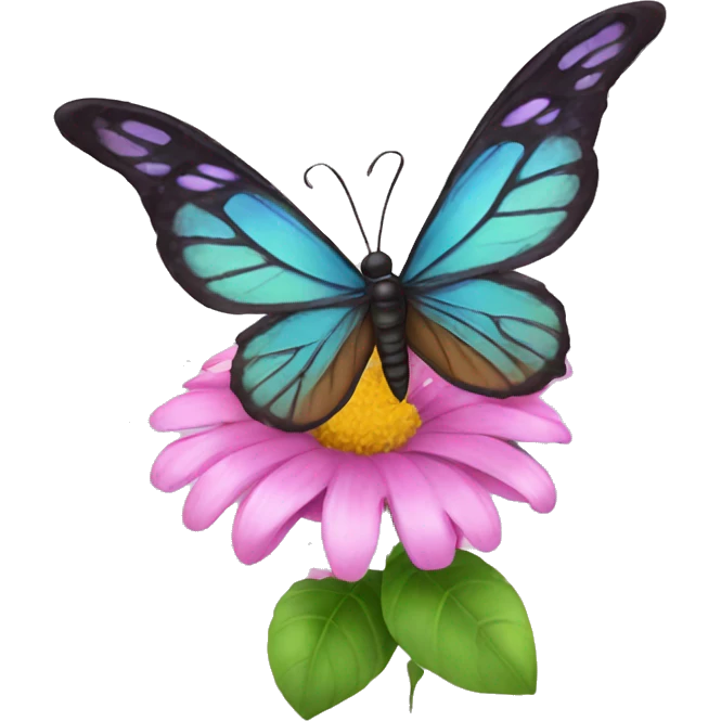 Thank you with e butterfly  emoji