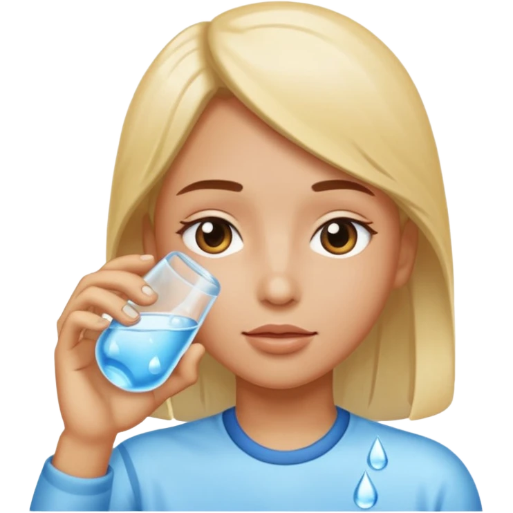drinking water emoji