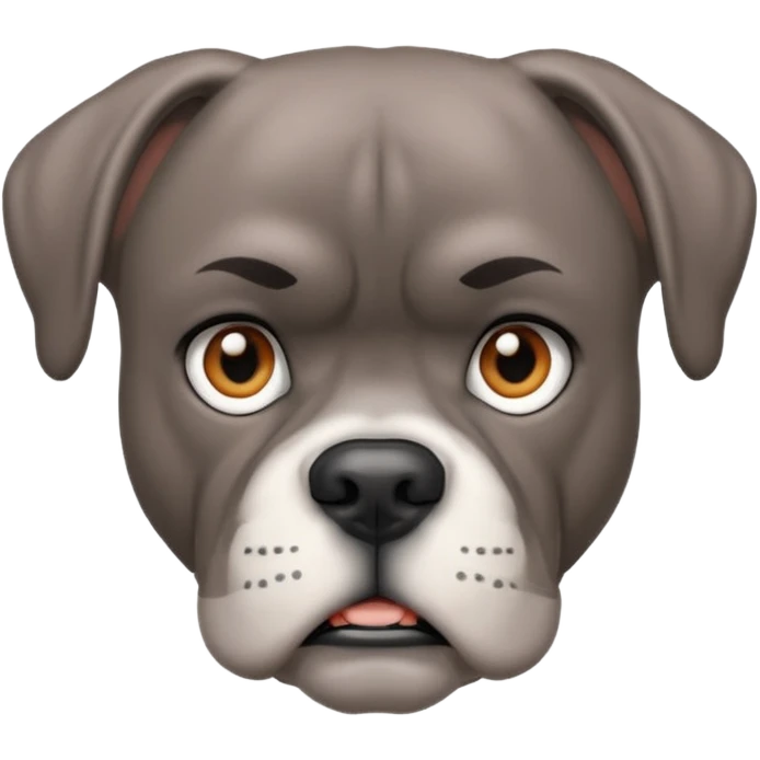 gray boxer emoji