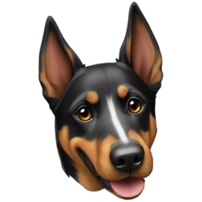 Beauceron arlequin emoji