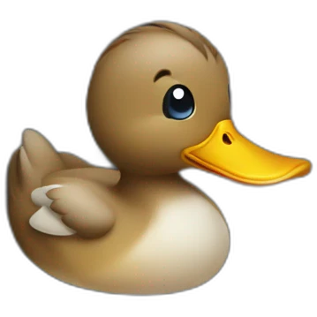 Duck in jeans SD form emoji