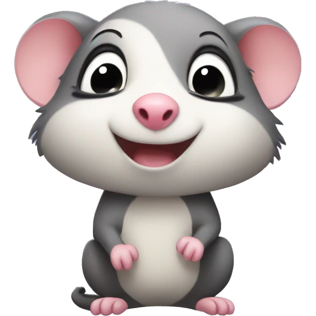 Cute possum   emoji