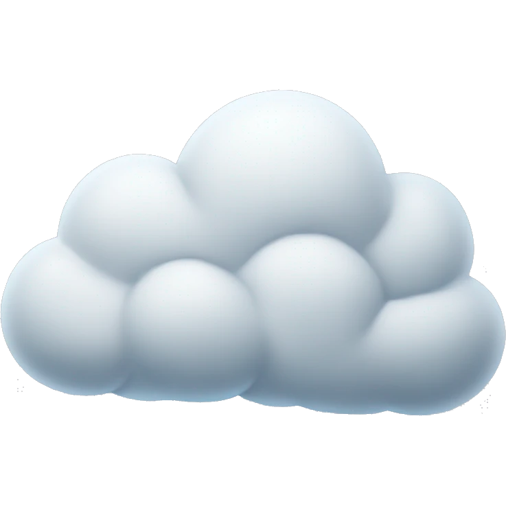 cloud with frost and wind emoji