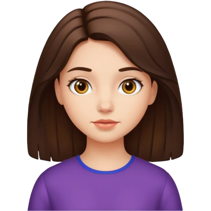 grils brunet emoji