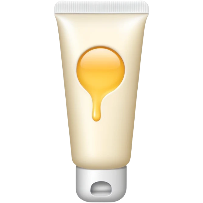 Cream in white tube emoji
