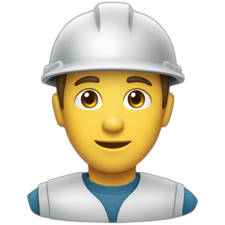 Trabajador con herramienta  emoji