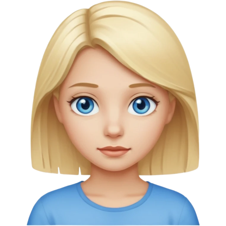 Blond girl emoji