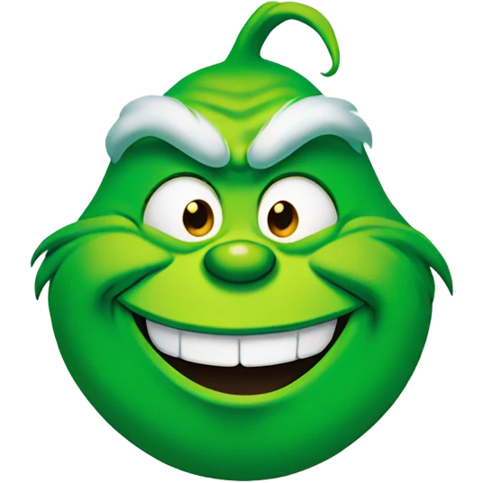 grinch smile emoji