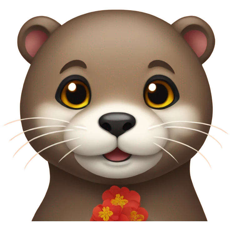 an otter when korean lunar new year emoji