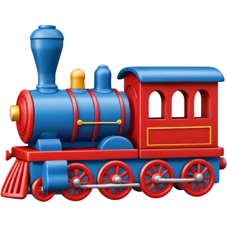 train toy made of wood only emoji