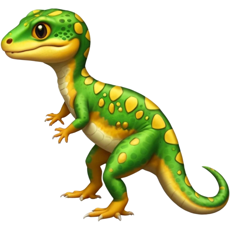 Leperd gecko dino emoji
