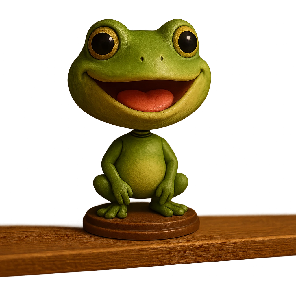 happy frog emoji