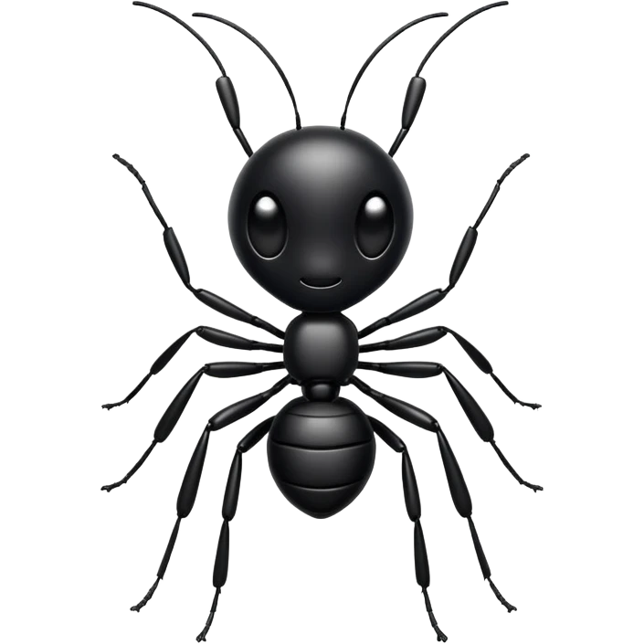 Ant with big head emoji