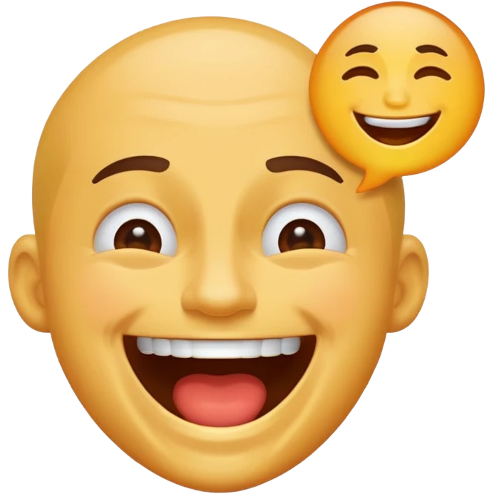 man laughing from soul, hardest laugh ever emoji