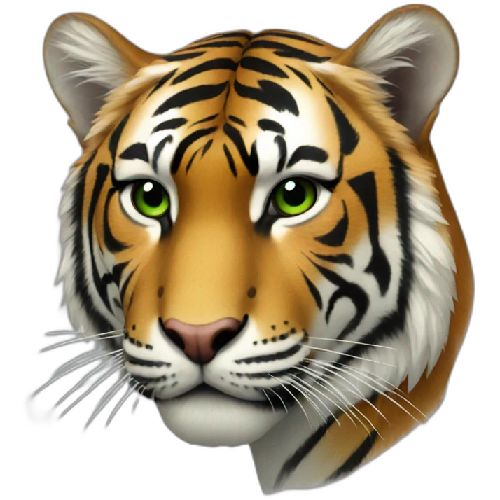 Tigre vert emoji