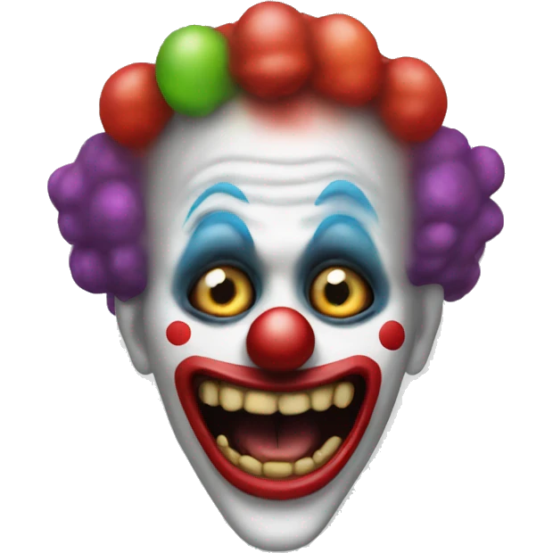 clown with an alien body emoji