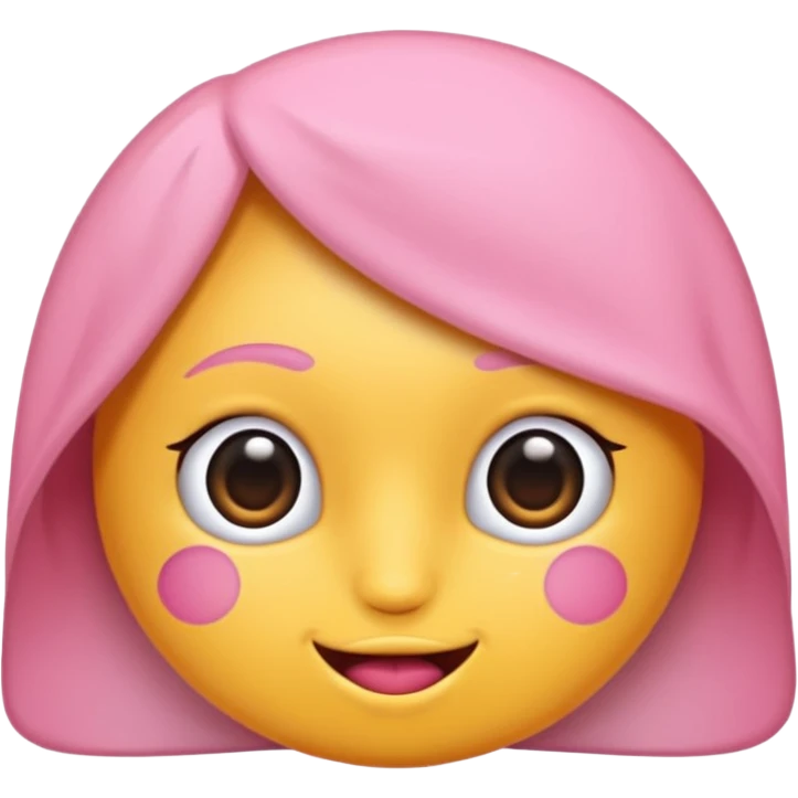 Pembe bir kuyruk ince kuyruk emoji