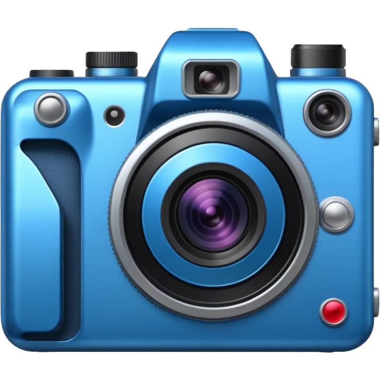blue new camera emoji