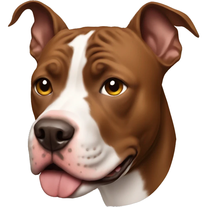 Brown Pitbull crypto emoji