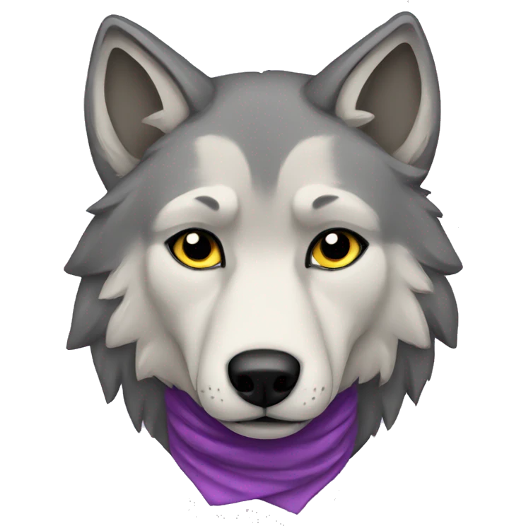 Demisexual Wolf emoji