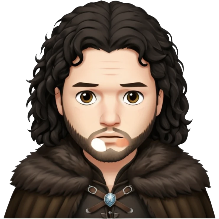 Kut Harrington as Jon Snow  emoji