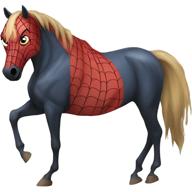 Spiderman horse emoji
