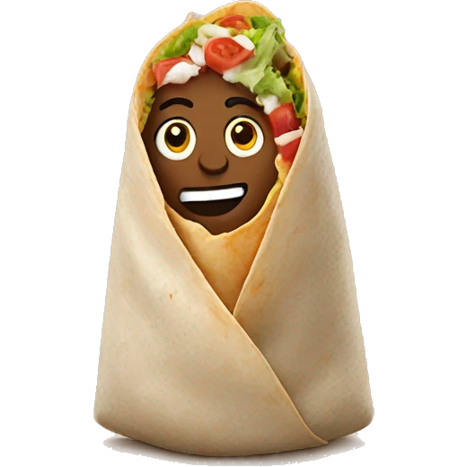 Chipotle burrito emoji