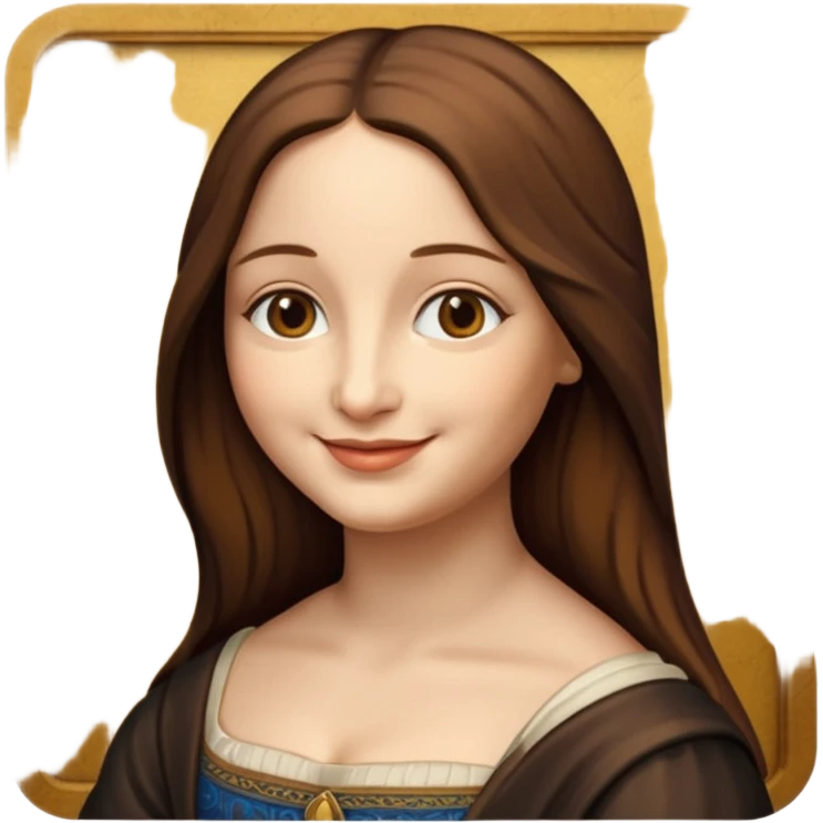 Renaissnace Mona Lisa emoji