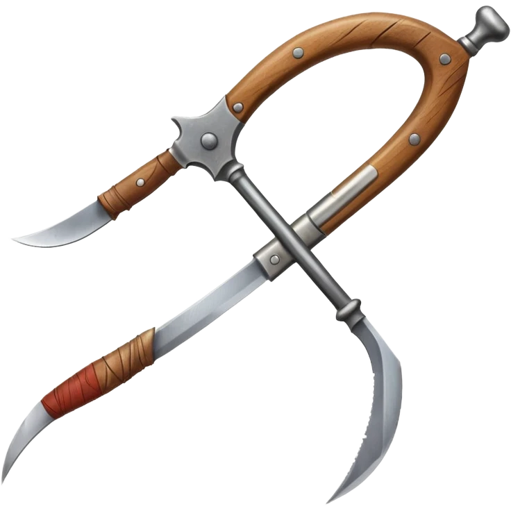 The sickle used by farmers emoji